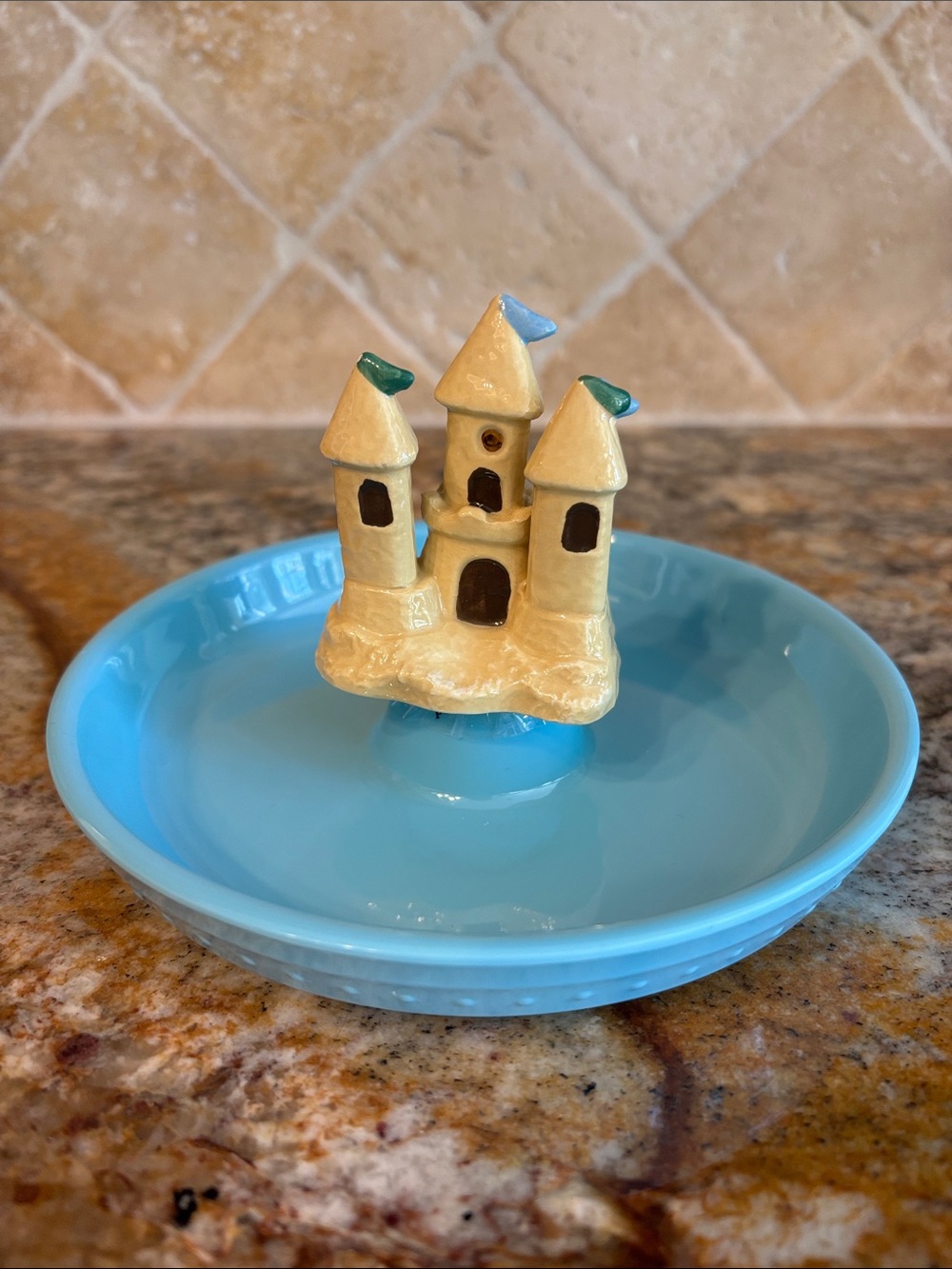 Nora Fleming Dainty Melamine Dish Light Blue-New (mini not included)